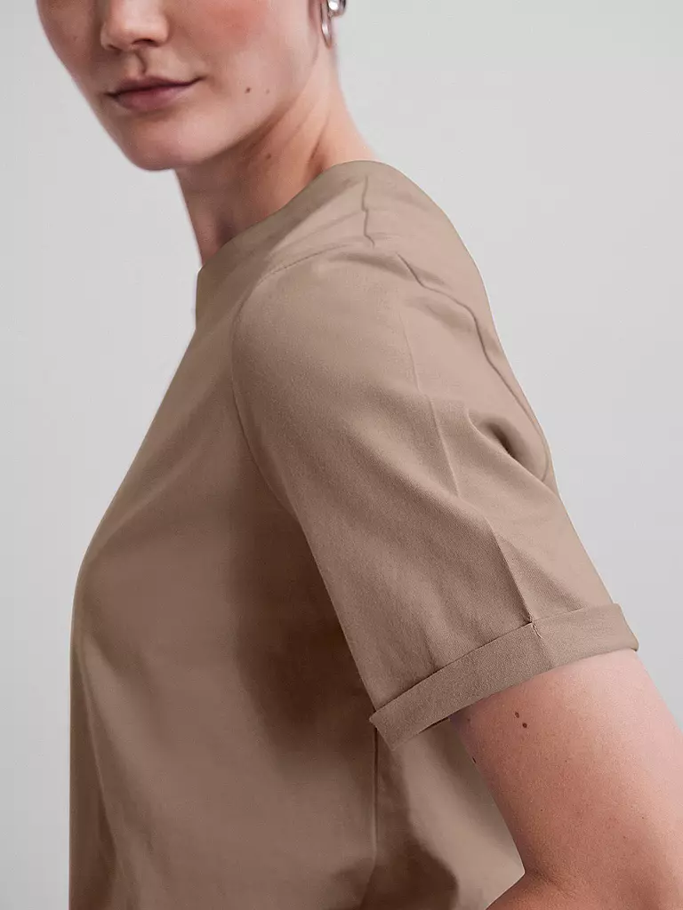 PIECES | T-Shirt PCRIA | camel
