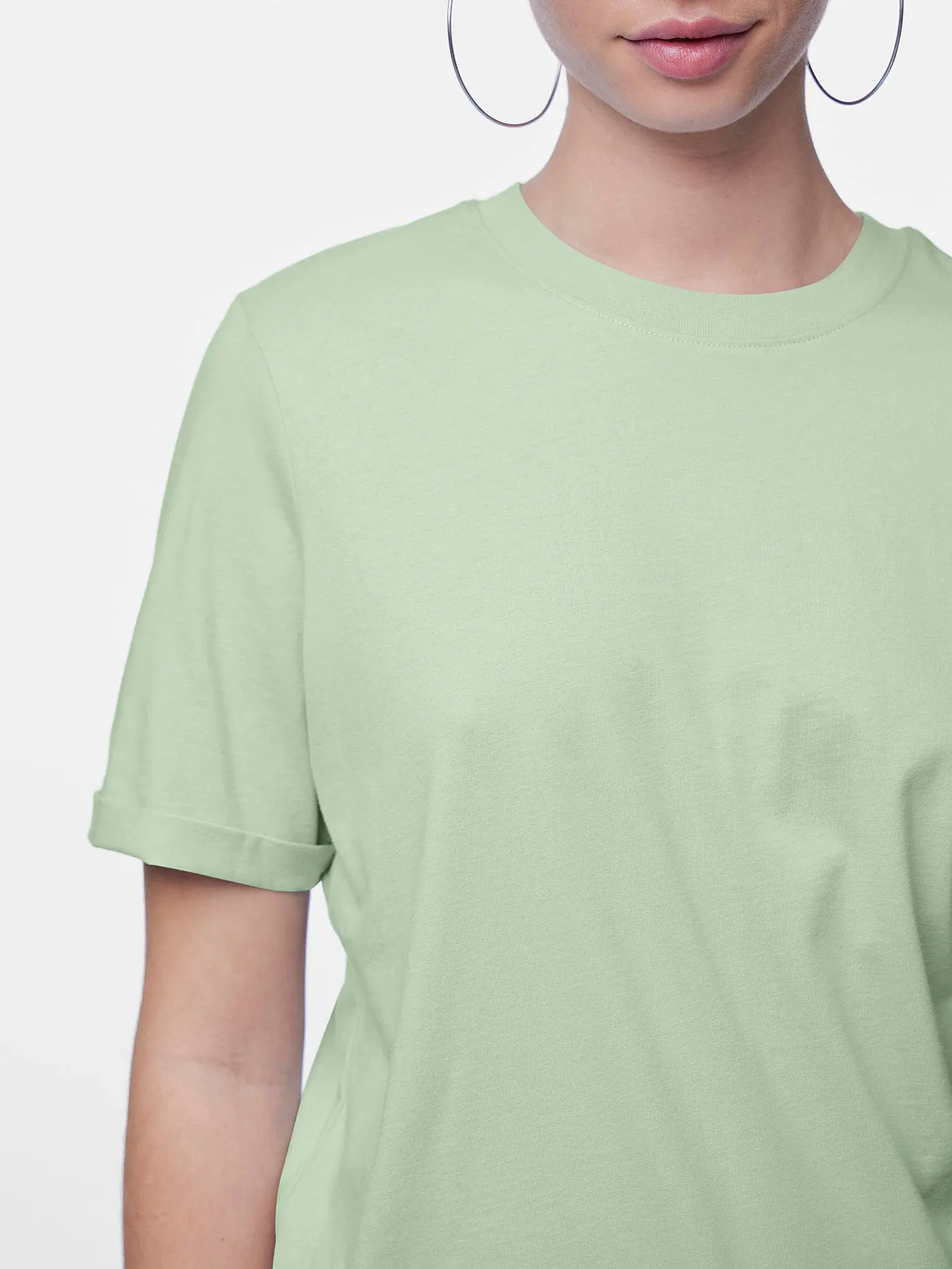 PIECES | T-Shirt PCRIA | hellgrün