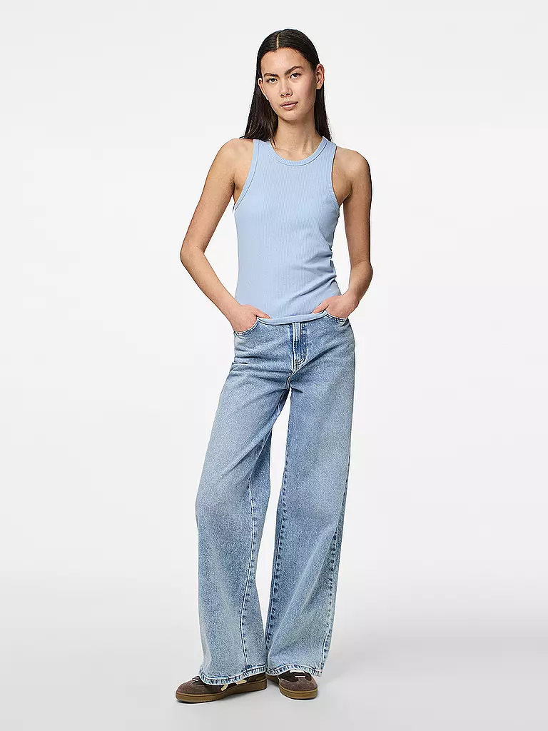 PIECES | Top PCRUKA | hellblau
