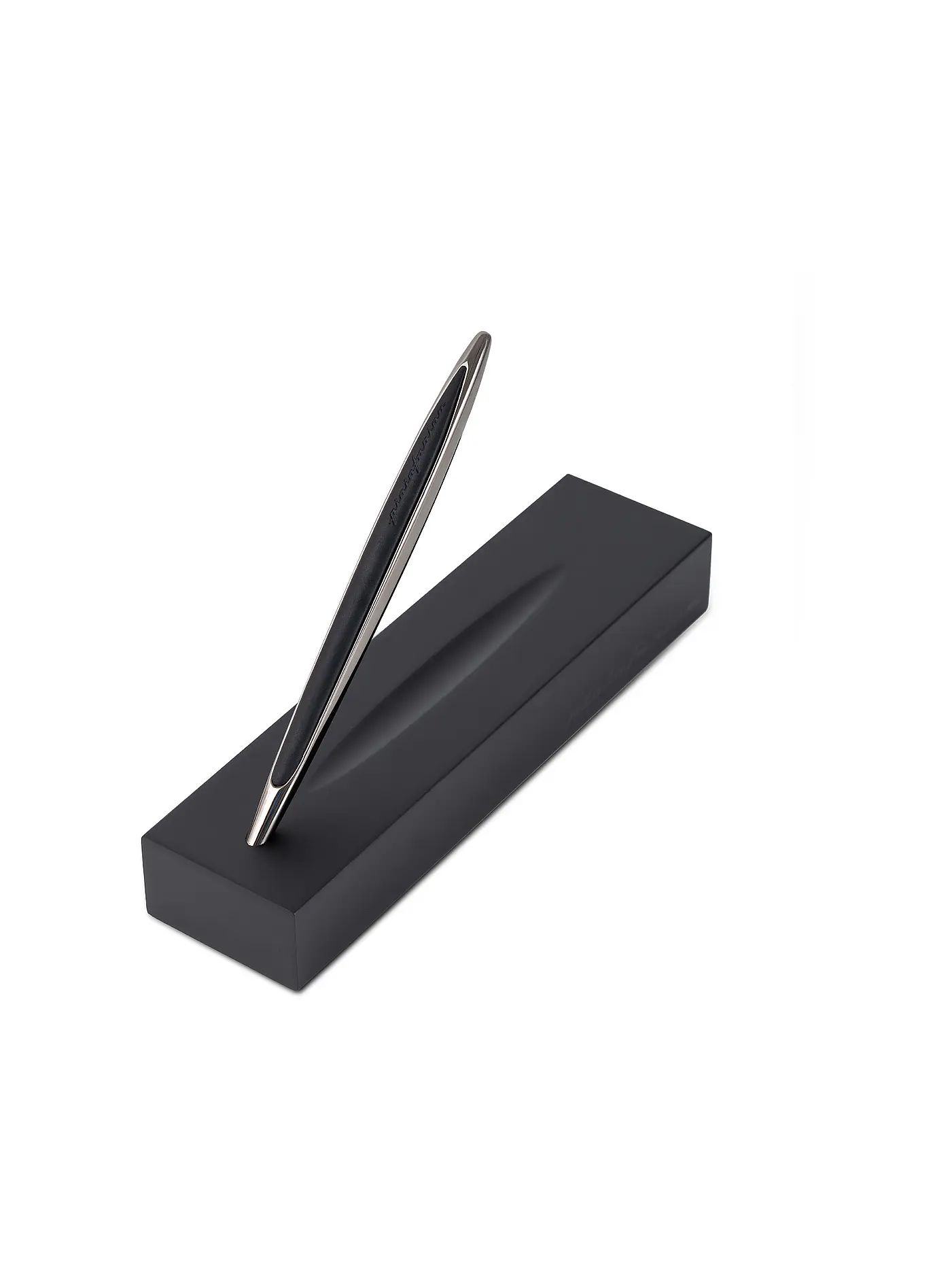 PININFARINA | Kugelschreiber CAMBIANO mit KS-Spitze schwarz gum | schwarz