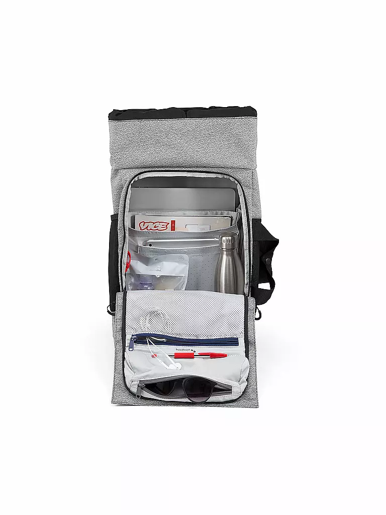 PINQPONQ | Rucksack Blok Medium | grau