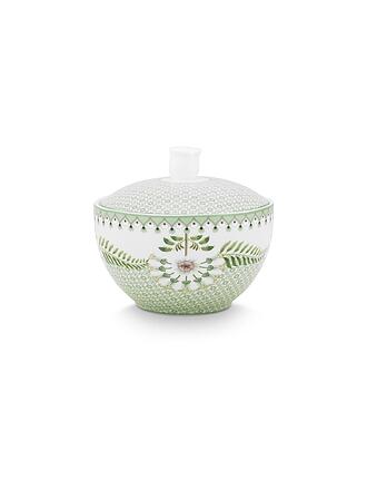 PIP STUDIO | Zuckerdose 300ml LILY & LOTUS Tiles Light Gr.