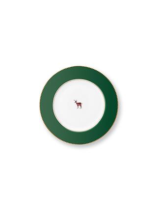 PIP STUDIO | Dessertteller 17cm LOVE BIRDS Dark Green