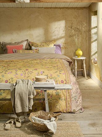 PIP STUDIO | Perkal Bettwäsche BODHI FLOWER 70x90cm/140x200cm Yellow