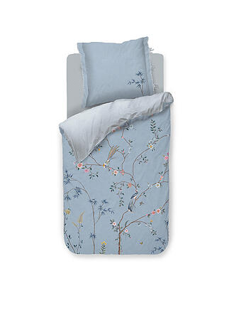 PIP STUDIO | Perkal Bettwäsche BAMBOO BLOSSOM 70x90cm/140x200cm Light Blue