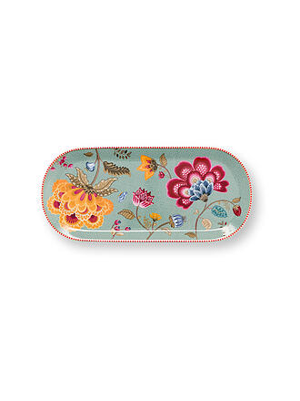 PIP STUDIO | Platte gross 33x15,5cm BLOOMING TALES Fantasy Blue