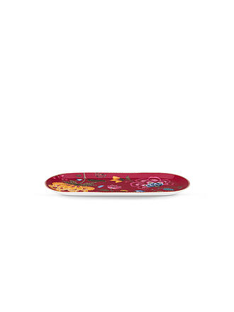 PIP STUDIO | Platte Gross BLOOMING TALES 33x15,5cm Fantasy Darkred