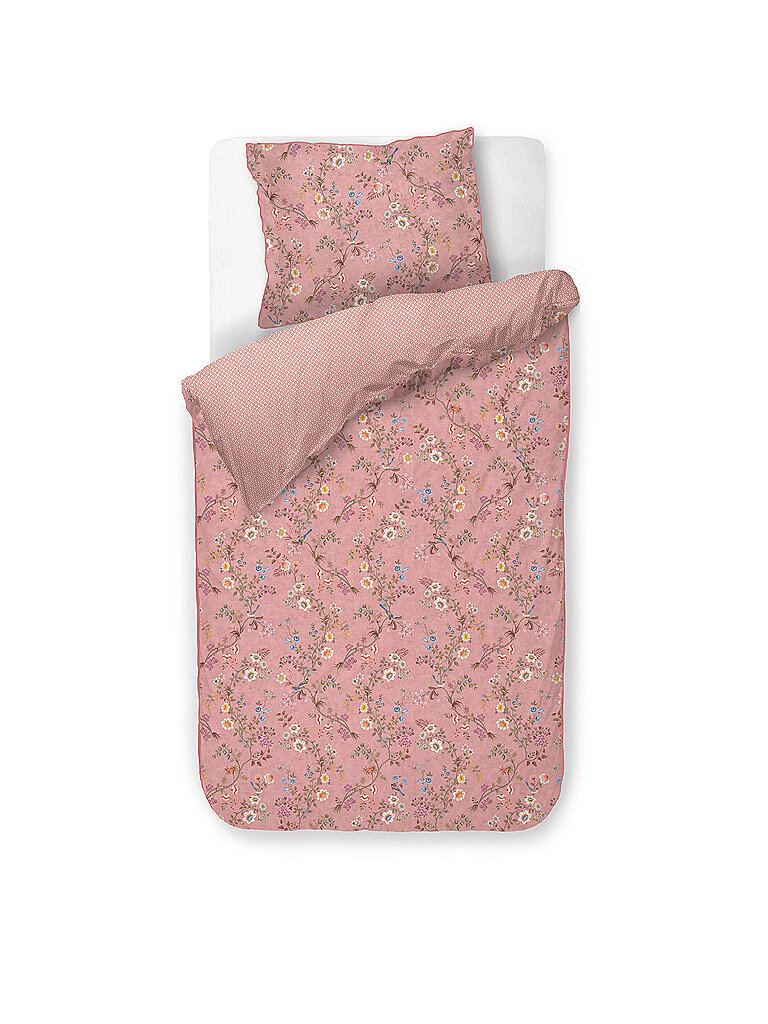 PIP STUDIO Ropa de cama de percal LOTUS LULLABY 70x90cm/140x200cm Rosa rosa