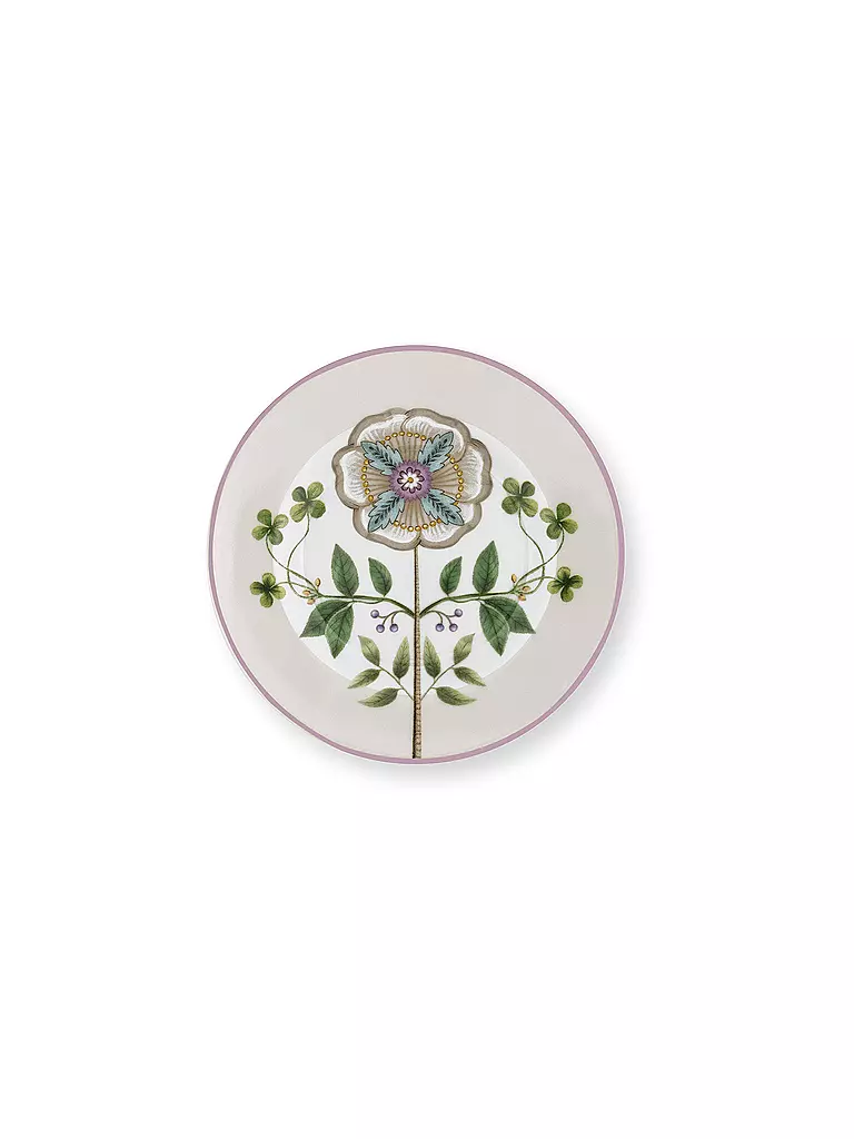 PIP STUDIO | Brotteller LILY & LOTUS 12cm Off White | lila