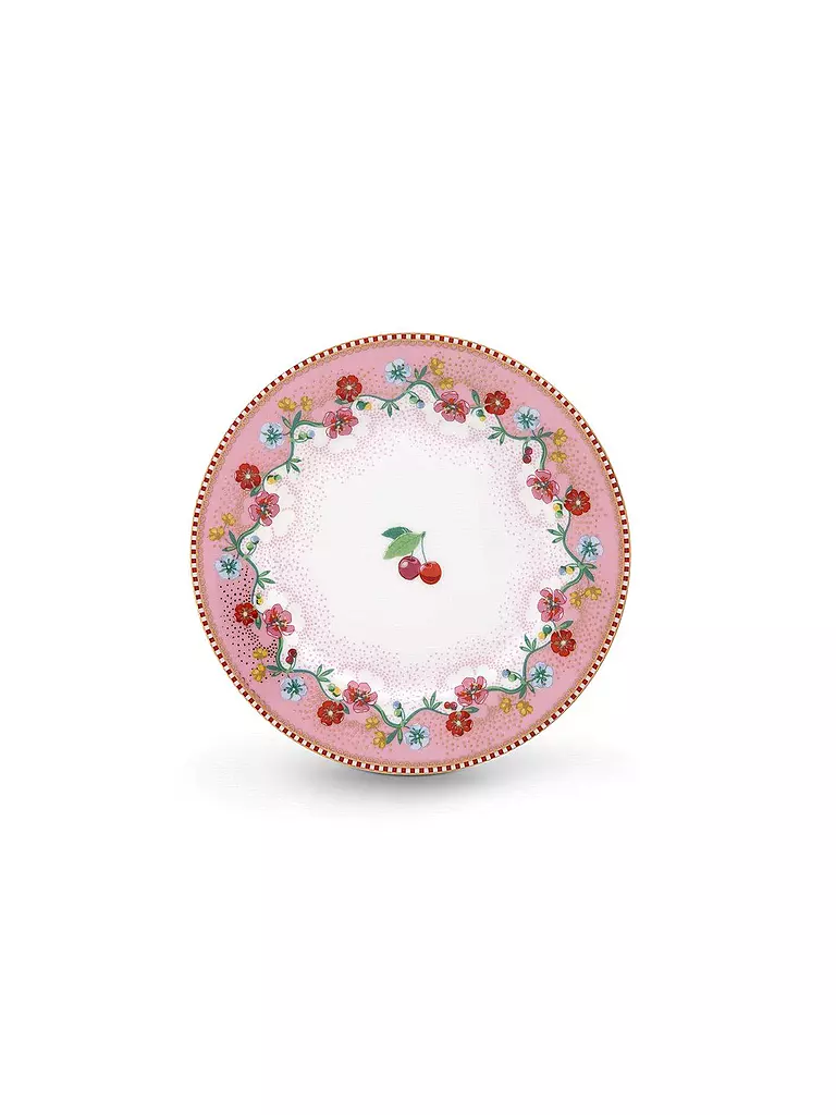 PIP STUDIO | Desserteller "Floral Cherry" 17cm | rosa