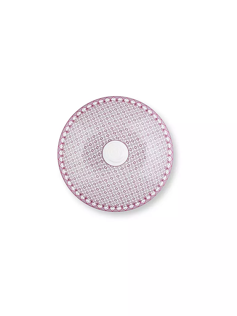 PIP STUDIO | Dose mit Deckel  LILY & LOTUS 1,5l Off White | lila