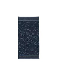 PIP STUDIO | Duschtuch  JASMIN JACQUARD 70x140cm Green | dunkelblau