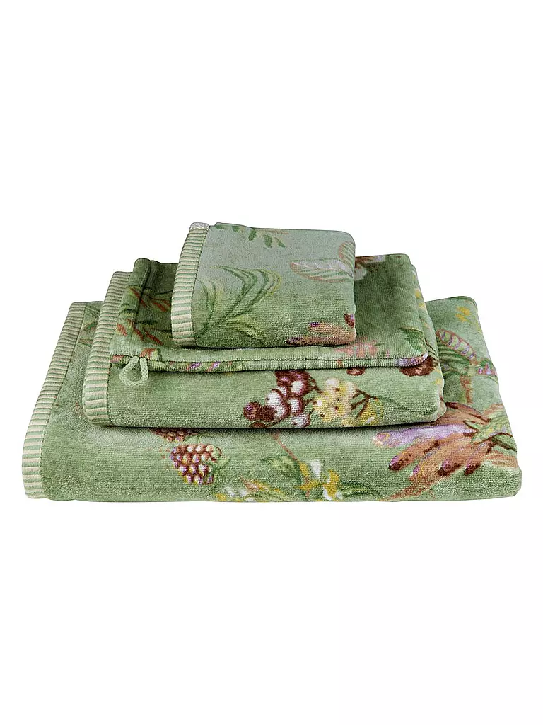 PIP STUDIO | Duschtuch 70x140cm SECRET GARDEN Green | grün