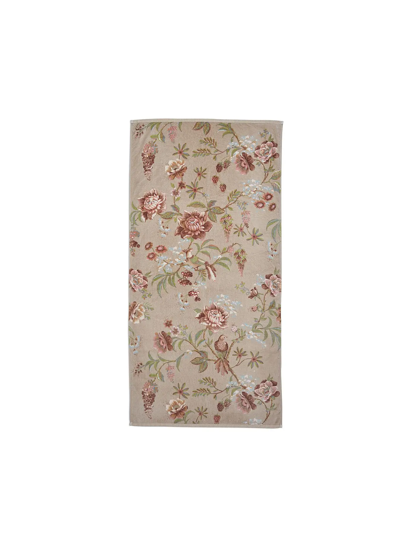 PIP STUDIO | Duschtuch 70x140cm SECRET GARDEN Khaki | hellbraun