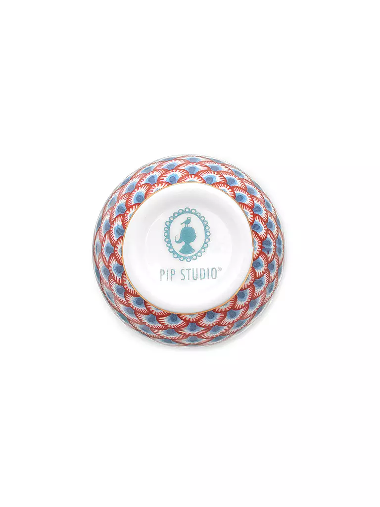 PIP STUDIO | Eierbecher 4,5cm FLOWER FESTIVAL Red Light Blue | beere
