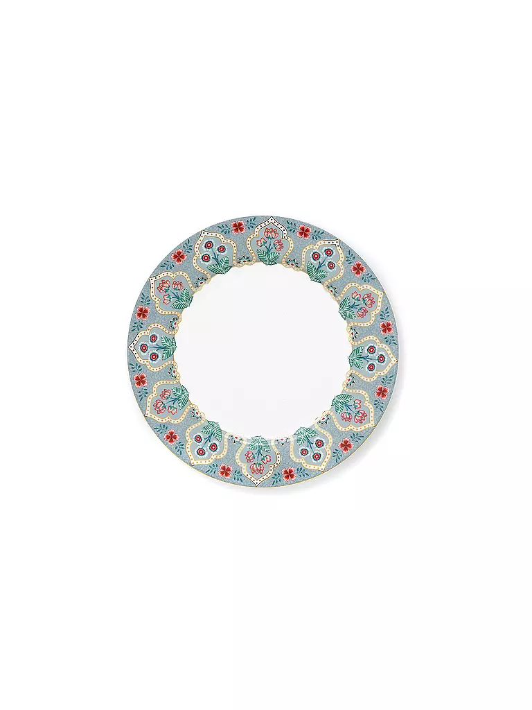 PIP STUDIO | Frühstücksteller 21cm FLOWER FESTIVAL Light Blue | hellblau