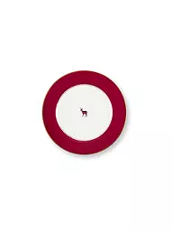 PIP STUDIO | Frühstücksteller 21cm LOVE BIRDS Dark Red | dunkelrot