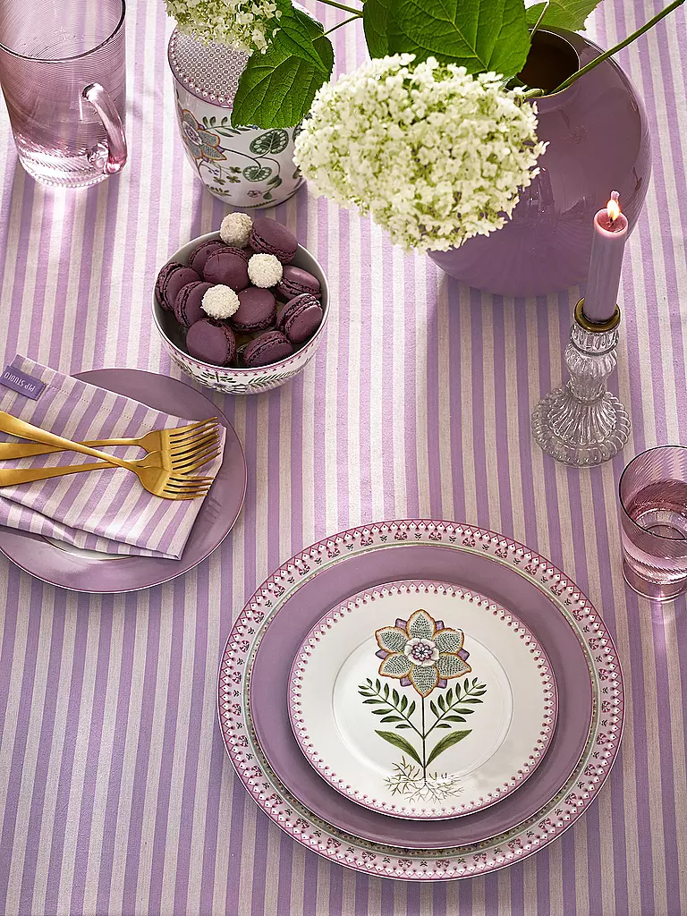 PIP STUDIO | Frühstücksteller klein LILY & LOTUS 21cm Off White | hellgrün