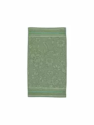 PIP STUDIO | Handtuch  JASMIN JACQUARD 55x100cm Dark Pink | grün