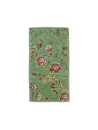 PIP STUDIO | Handtuch 55x100cm SECRET GARDEN Weiss-Blau | grün