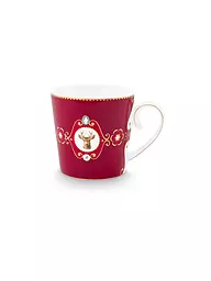 PIP STUDIO | Henkelbecher gross LOVE BIRDS MEDALLION Dark Red | dunkelrot