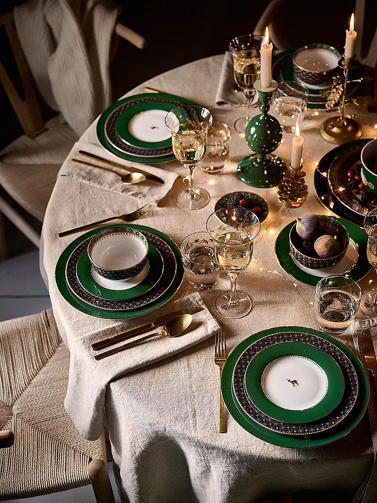 PIP STUDIO | Henkelbecher klein LOVE BIRDS MEDALLION Dark Green | dunkelgrün