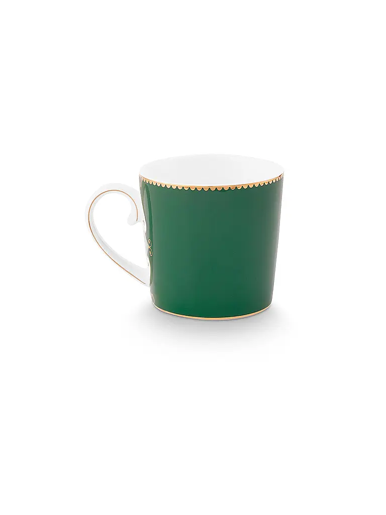 PIP STUDIO | Henkelbecher klein LOVE BIRDS MEDALLION Dark Green | 