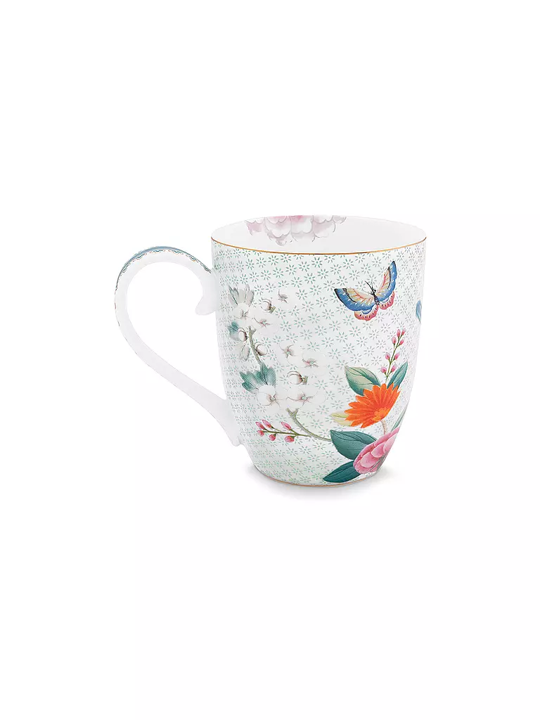 PIP STUDIO | Henkelbecher X-Large BLUSHING BIRDS 450ml Weiss | weiss