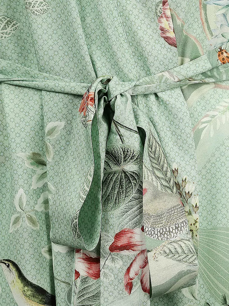 PIP STUDIO | Kimono - Morgenmantel "Naomi Floris" | blau