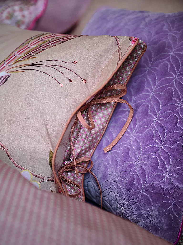 PIP STUDIO | Kissen gefüllt BAMBOO BLOSSOM 35x60cm Khaki | camel