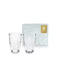 PIP STUDIO | Longdrink Glas 2er Set 400ml Flower White | Transparent
