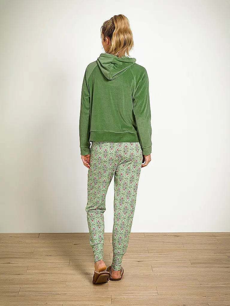 PIP STUDIO | Loungewear Sweater  TAMARI VELVET | grün