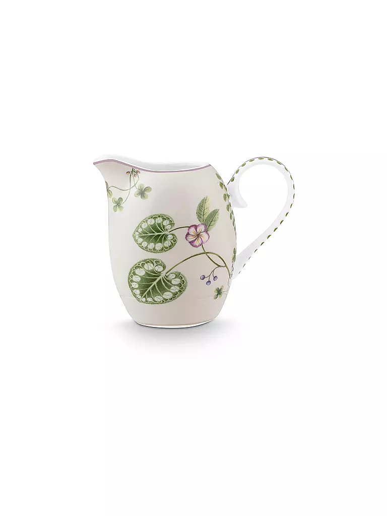 PIP STUDIO | Milchkännnchen  LILY & LOTUS 250ml Off White | lila