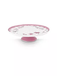 PIP STUDIO | Mini Tortenplatte 21cm JOLIE DOTS Gold/Pink | weiss