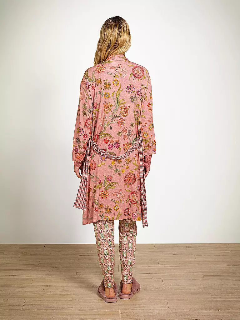 PIP STUDIO | Morgenmantel Kimono  NISHA COCO FLOWER | rosa