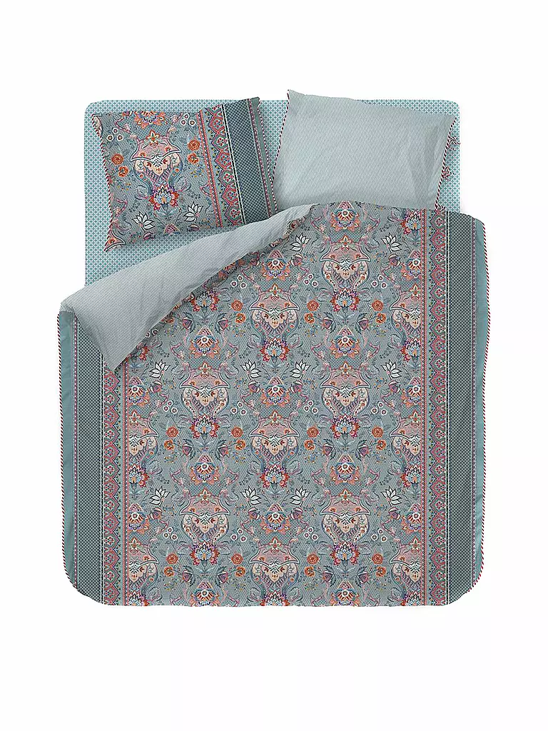 PIP STUDIO | Perkal Bettwäsche 2x 70x90cm / 200x200cm Chintz Festival Blue | blau