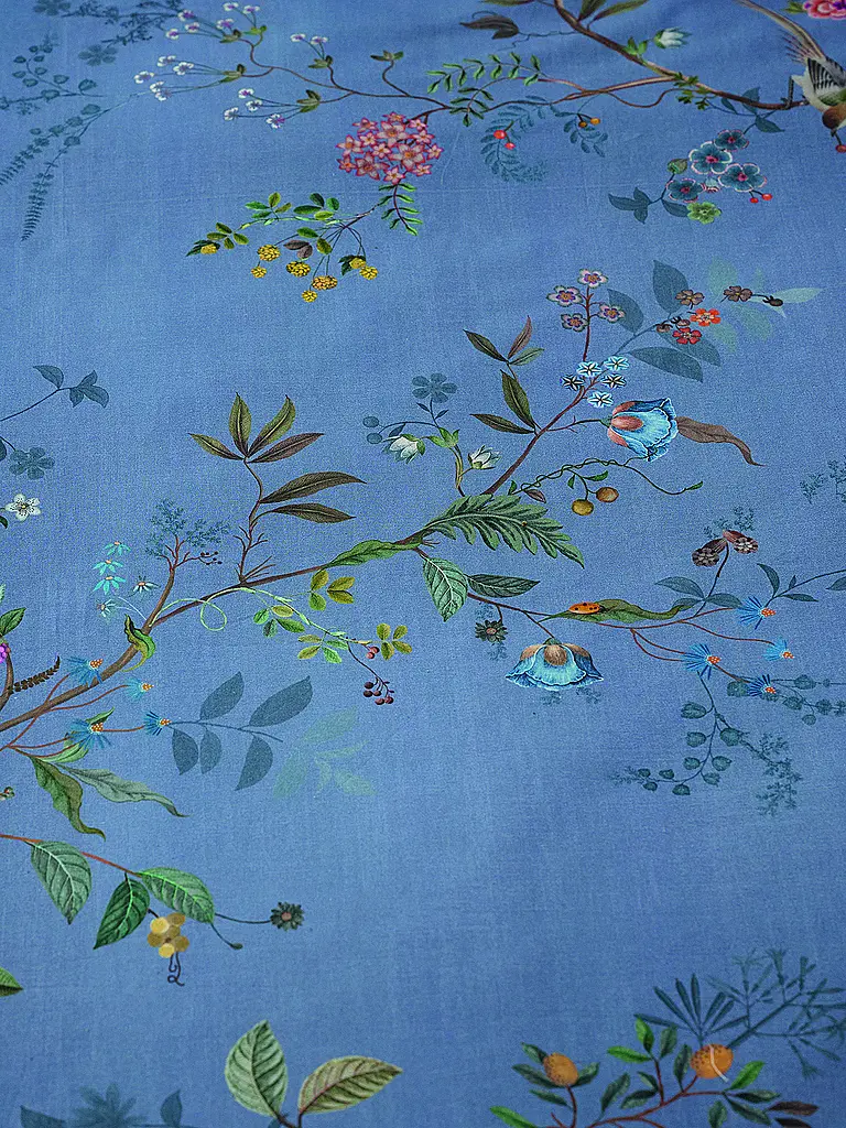 PIP STUDIO | Perkal Bettwäsche BUSTANI 70x90cm/140x200cm Blue | hellblau