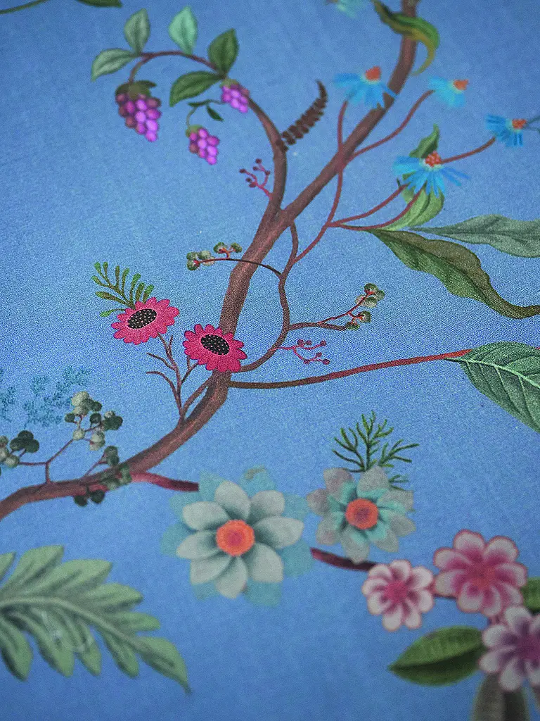 PIP STUDIO | Perkal Bettwäsche BUSTANI 70x90cm/140x200cm Blue | hellblau