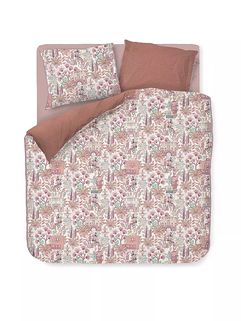 PIP STUDIO | Perkal Bettwäsche CASA DI PIP 2x 70x90cm/200x200cm Offwhite | beige