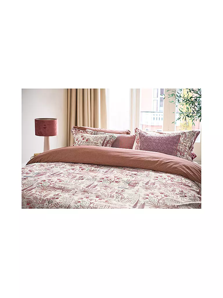 PIP STUDIO | Perkal Bettwäsche CASA DI PIP 2x 70x90cm/200x200cm Offwhite | beige