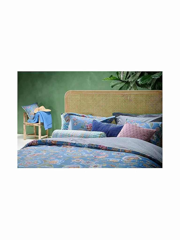 PIP STUDIO | Perkal Bettwäsche MATATA 70x90cm / 140x200cm Blau | blau