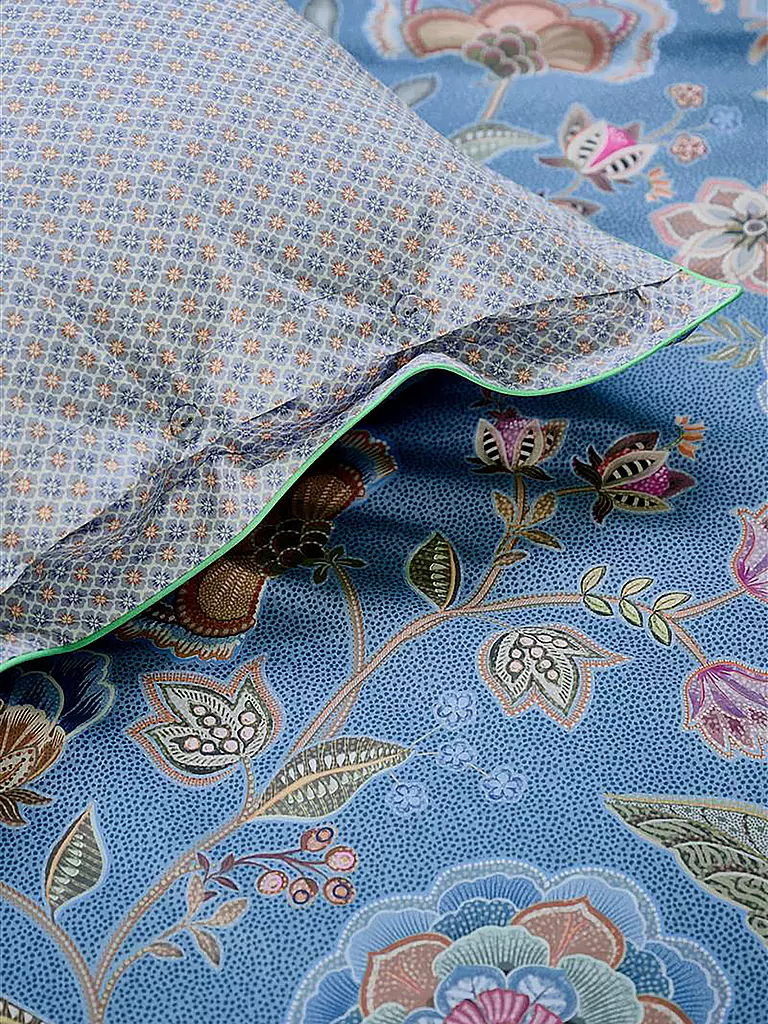 PIP STUDIO | Perkal Bettwäsche MATATA 70x90cm / 140x200cm Blau | blau