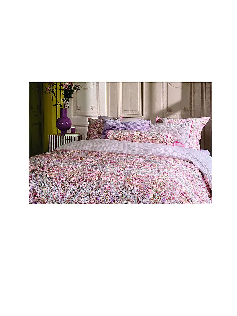 PIP STUDIO | Perkal Bettwäsche MOON FLOWER 70x90cm/140x200cm Light Pink | rosa