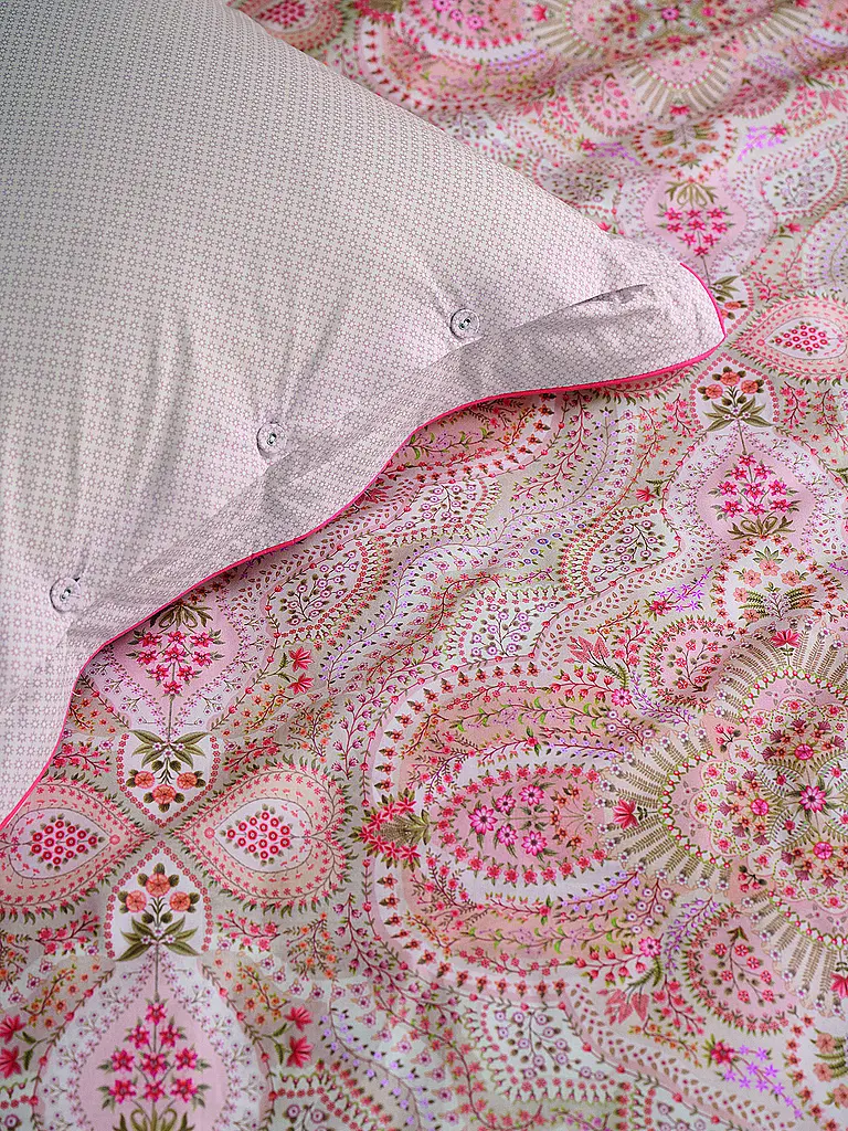 PIP STUDIO | Perkal Bettwäsche MOON FLOWER 70x90cm/140x200cm Light Pink | rosa