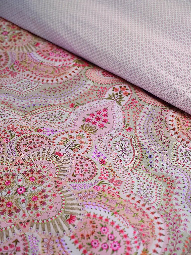 PIP STUDIO | Perkal Bettwäsche MOON FLOWER 70x90cm/140x200cm Light Pink | rosa