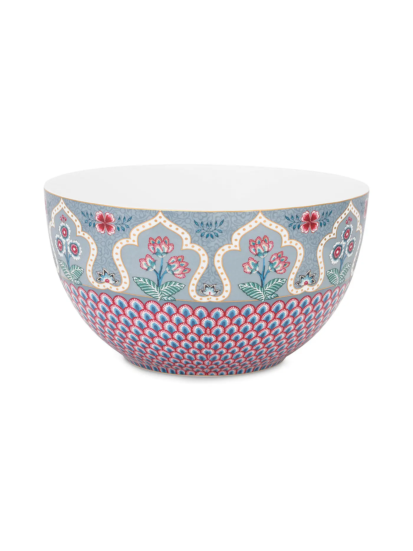 PIP STUDIO | Schale 18cm FLOWER FESTIVAL Light Blue | hellblau