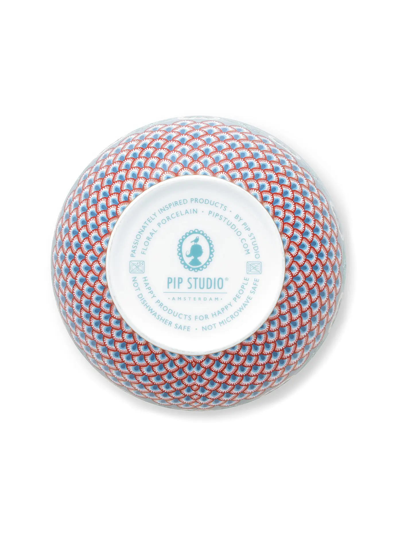 PIP STUDIO | Schale 18cm FLOWER FESTIVAL Light Blue | hellblau