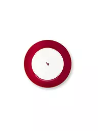 PIP STUDIO | Speiseteller 26,5cm LOVE BIRDS Dark Red | dunkelrot