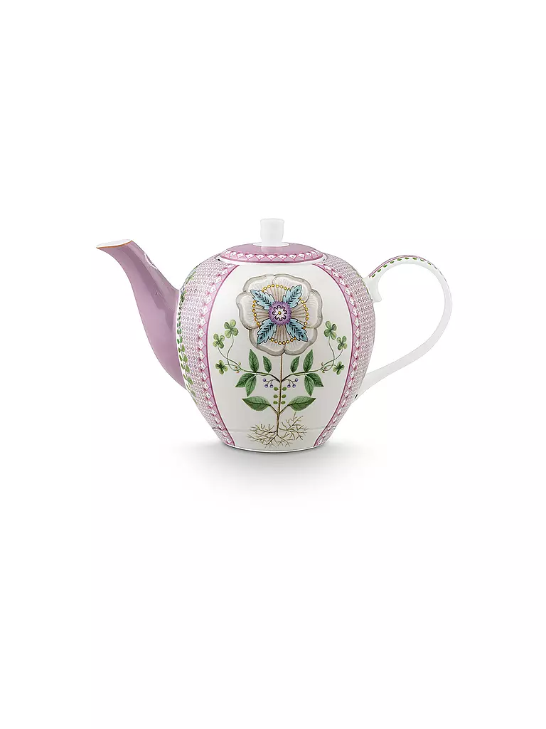 PIP STUDIO | Teekanne Large LILY & LOTUS 1,6l Tiles Lilac | lila