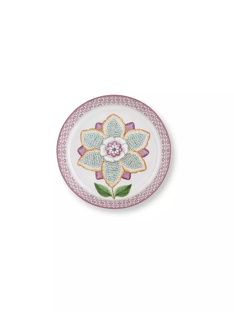 PIP STUDIO | Teeschale LILY & LOTUS 9cm Off White | lila